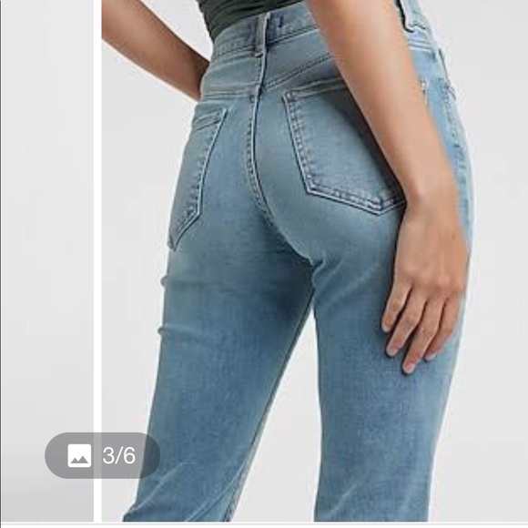 EXPRESS High Waisted Light Wash Supersoft Bootcut Jeans NWT - Picture 3 of 11